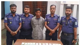 গাইবান্ধায় জাল টাকাসহ যুবক আটক