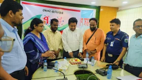 সিংড়ায় দেশ রুপান্তরের প্রতিষ্ঠা বার্ষিকী পালন