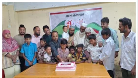 বরগুনায় দেশ রূপান্তরের প্রতিষ্ঠাবার্ষিকী উদযাপন