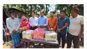 ফরিদপুরে মুসলিমার পাশে দাঁড়ালেন প্রধানমন্ত্রী