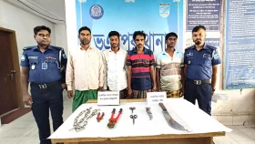 ভূঞাপুরে ডাকাতির প্রস্তুতিকালে ৪ ডাকাত গ্রেপ্তার