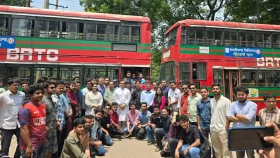 জাবিতে লাইভ বাস ট্র্যাকিং সেবা চালু
