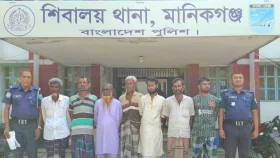 শিবালয়ে মাদক বিরোধী অভিযানে আটক ৮