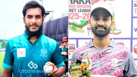 মৃত্যঞ্জয়ের পাঁচের পর ৬ উইকেট,  আলিসের হ্যাটট্রিক