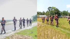 কুড়িগ্রামে অনুপ্রবেশ ঠেকাতে সর্বোচ্চ সতর্কতায় বিজিবি