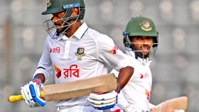 ১৫৬ রানের লিড নিয়ে সিলেট টেস্টে চালকের আসনে বাংলাদেশ