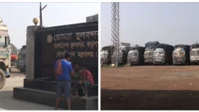 ঈদে ৭ দিন বন্ধ ভোমরা বন্দরের বাণিজ্যিক চাকা