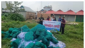 নান্দাইলে ১৯ লাখ টাকা মূল্যের কারেন্ট জাল ধ্বংস