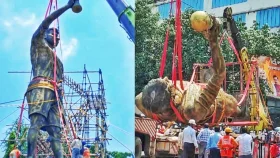 ঝড় এলো আর কলকাতায় মেসি দুলল!