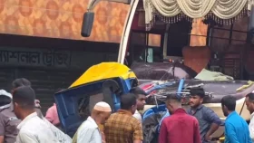 শ্রীমঙ্গলে বাস-পিকআপের মুখোমুখি সংঘর্ষে চালক নিহত