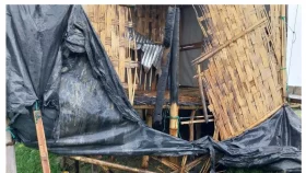 টেকনাফে বজ্রপাতে সাগরপারের দোকান ক্ষতিগ্রস্ত