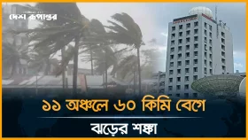 যেসব জেলায় ৬০ কিলোমিটার বেগে বজ্রবৃষ্টির সম্ভাবনা