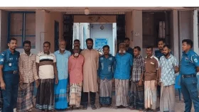 সুনামগঞ্জে অভিযানে ১০ আসামি গ্রেপ্তার