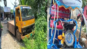 পিকআপ ভ্যান-ইজিবাইক সংঘর্ষে নিহত ১