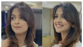 সাড়া ফেলল সাদিয়ার নতুন হেয়ারকাট