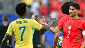 ছন্নছাড়া ব্রাজিল, মরক্কোর কাছে লজ্জা বাঁচালেন ভিনিসিয়ুস