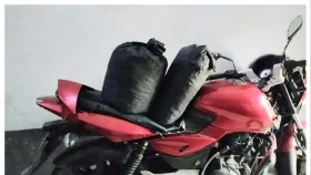 সান্তাহারে গাঁজাসহ মোটরসাইকেল উদ্ধার