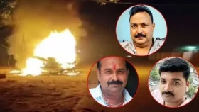 ভারতে বিজেপি নেতাসহ তিনজনকে জ্যান্ত পুড়িয়ে হত্যা
