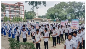 মাদককে না বললেন মানিকগঞ্জের সহস্রাধিক শিক্ষার্থীরা