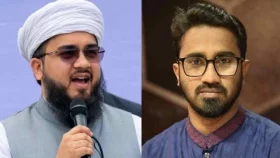 রাশেদ খানকে রেখে আসব &lsquo;ডোনাল্ড ট্রাম্প&rsquo; গরুর পাশে: হানজালা