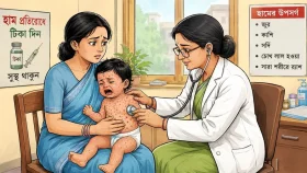 হামের উপসর্গে আরও ১ মৃত্যু
