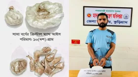 কুড়িগ্রামে প্রথমবার &lsquo;আইস&rsquo; উদ্ধার, যুবক গ্রেপ্তার