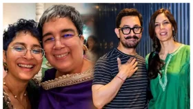 সাবেক দুই স্ত্রীকে পাশে রেখে তৃতীয় বিয়ে কবরেন আমির