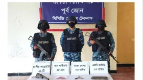 টেকনাফে দেশীয় আগ্নেয়াস্ত্র, গোলাবারুদ ও গান পাউডার উদ্ধার