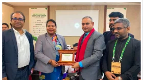 আন্তর্জাতিক জলবায়ু ক্যাম্পে সম্মাননা পেলেন স্টামফোর্ড বিশ্ববিদ্যালয়ের উপাচার্য