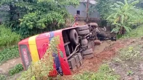 হবিগঞ্জের দুই বাসের মুখোমুখি সংঘর্ষে নিহত ১