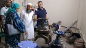 বেলকুচি পৌরসভার পানির লাইনে গ্যাসসদৃশ পদার্থের সন্ধান