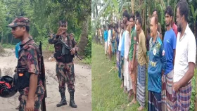 লাইট পোস্টের আলো নিভিয়ে পুশইনের চেষ্টা, ব্যর্থ করল গ্রামবাসী-বিজিবি