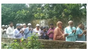 জুলাই শহীদ আব্দুল্লাহর কবর জিয়ারতে বেনাপোল উপজেলা প্রশাসন