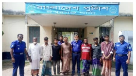 চুরির মামলার ৩ আসামিসহ গ্রেপ্তার ৮, আদালতে প্রেরণ