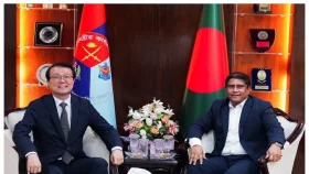 প্রধানমন্ত্রীর প্রতিরক্ষা উপদেষ্টার সঙ্গে দক্ষিণ কোরিয়ার রাষ্ট্রদূতের সাক্ষাৎ