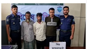 অপহরণের ৪৮ ঘণ্টার মধ্যেই শিশু শিক্ষার্থী উদ্ধার, গ্রেপ্তার ৩