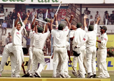 প্রথম টেস্ট জয়ের সেই মুহূর্ত