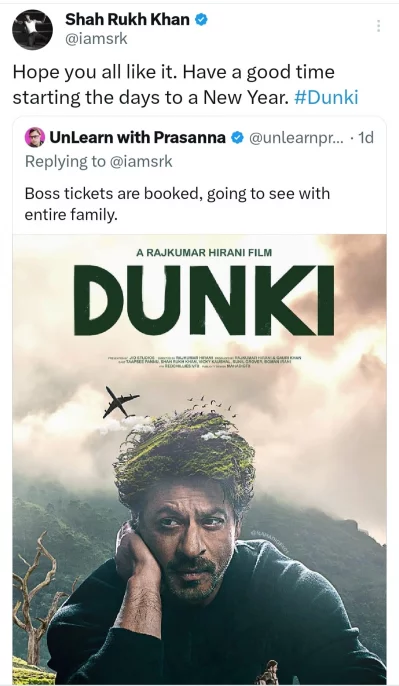 মাহাদীর বানানো পোস্টার শেয়ার করেছেন শাহরুখ