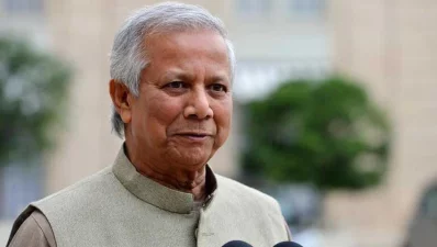 গ্রামীণ টেলিকমের চেয়ারম্যান ও নোবেলজয়ী অর্থনীতিবিদ ড. মুহাম্মদ ইউনূস 