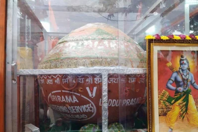 হায়দ্রাবাদ থেকে পাঠানো ১২৬৫ কেজির লাড্ডু