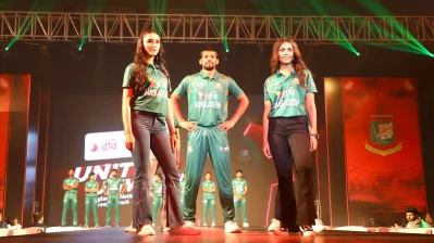 নতুন জার্সি পরে নতুন অধিনায়ক শান্ত