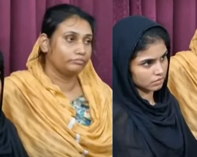 চোরচক্রের মূলহোতা সেলিনা (বামে), সহযোগী নুপুর (ডানে)। ছবি: সংগৃহীত। 