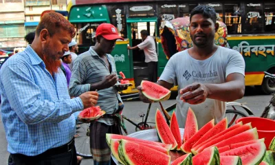  চাহিদা বেড়েছে তরমুজের, বেড়েছে দামও। ছবি: ফোকাস বাংলা