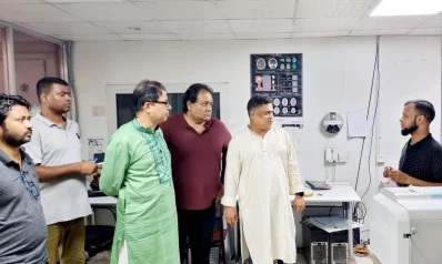 হাসপাতাল ঘুরে দেখেন বিশ্ববিদ্যালয়ের উপ-উপাচার্য অধ্যাপক ডা. মোহাম্মদ আতিকুর রহমান