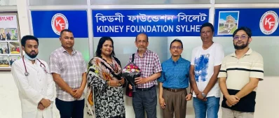  সিলেটের কিডনি ফাউন্ডেশন পরিদর্শনে মোহাম্মদ আতাউল করিম