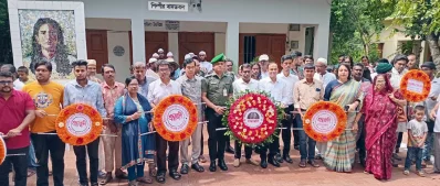 এসএম সুলতানের জন্মবার্ষিকীতে শ্রদ্ধাঞ্জলি | ছবি: দেশ রূপান্তর 