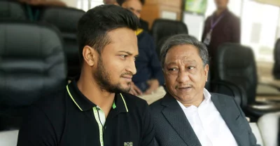 সাকিবের বড় ভরসা বিসিবি সভাপতি নাজমুল হাসান পাপন আত্মগোপনে আছেন।