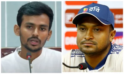 সাকিবকে নিয়ে গত ২৯ সেপ্টেম্বর কথা বলেছিলেন দেশের অন্তর্বর্তী সরকারের ক্রীড়া উপদেষ্টা আসিফ মাহমুদ সজীব ভুঁইয়া।