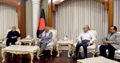 ড. মুহাম্মদ ইউনূসের সঙ্গে সংলাপে জি এম কাদেরসহ জাতীয় পার্টির নেতারা