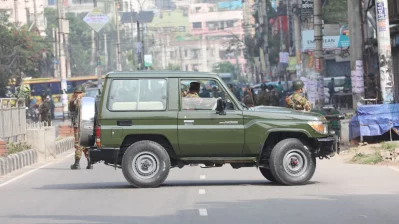 নিরাপত্তা। ছবি: মোশারফ ভুবন